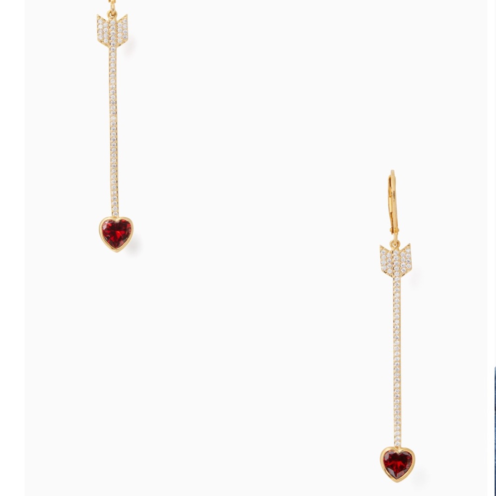 NWT❣️Kate Spade Romantic Rocks Linear Earrings